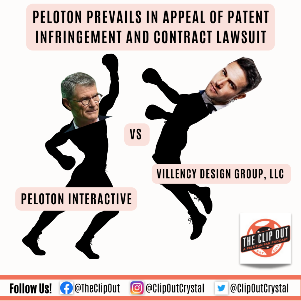 Peloton Prevails in Appeal of Patent Infringement and Contract Lawsuit against Villency Design Group, LLC