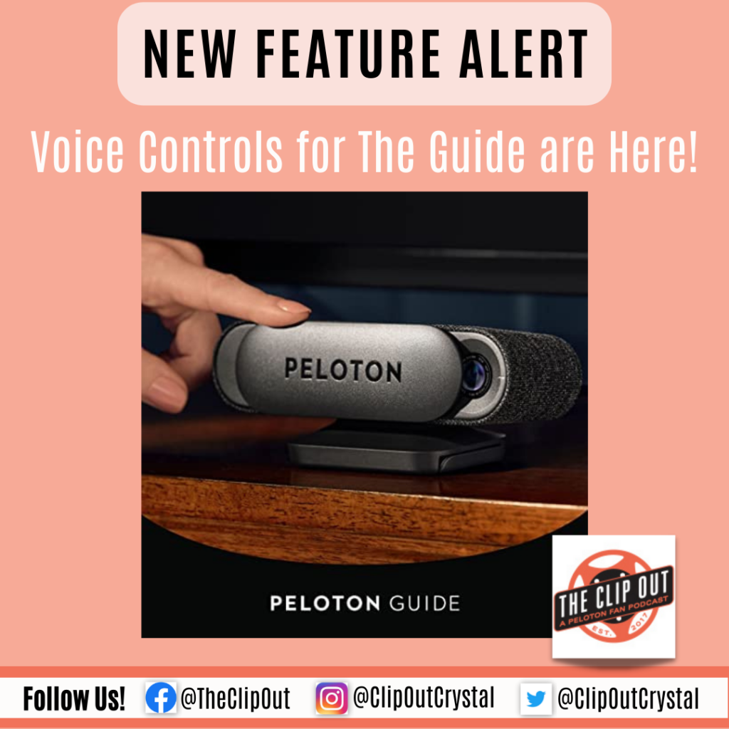 Voice commands for the Peloton Guide have officially been released from beta testing and are now into the mainstream for all Guide users. 