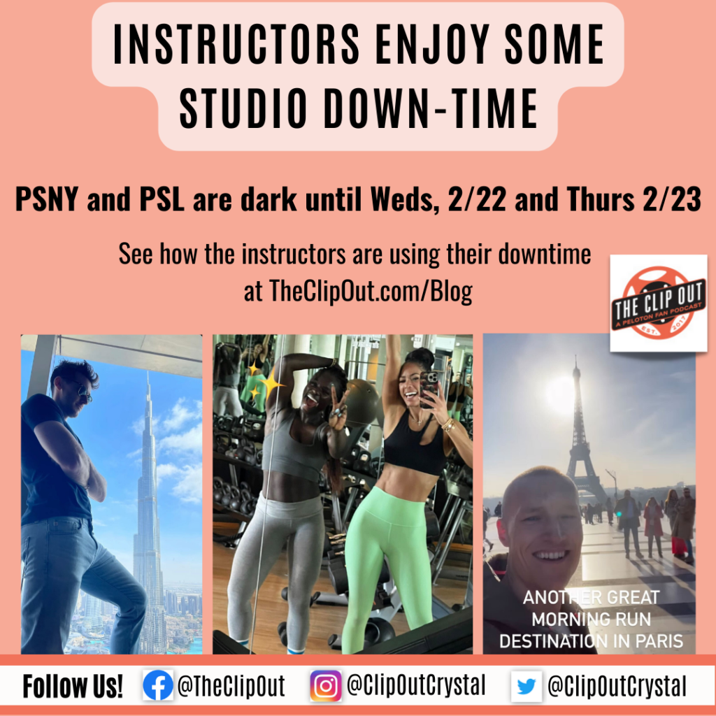 Peloton Studios Are Closed, and the Instructors Are Enjoying Their Downtime