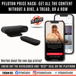 Peloton Price Hack: Get all the Content - WITHOUT a Bike, a Tread or a Rower!