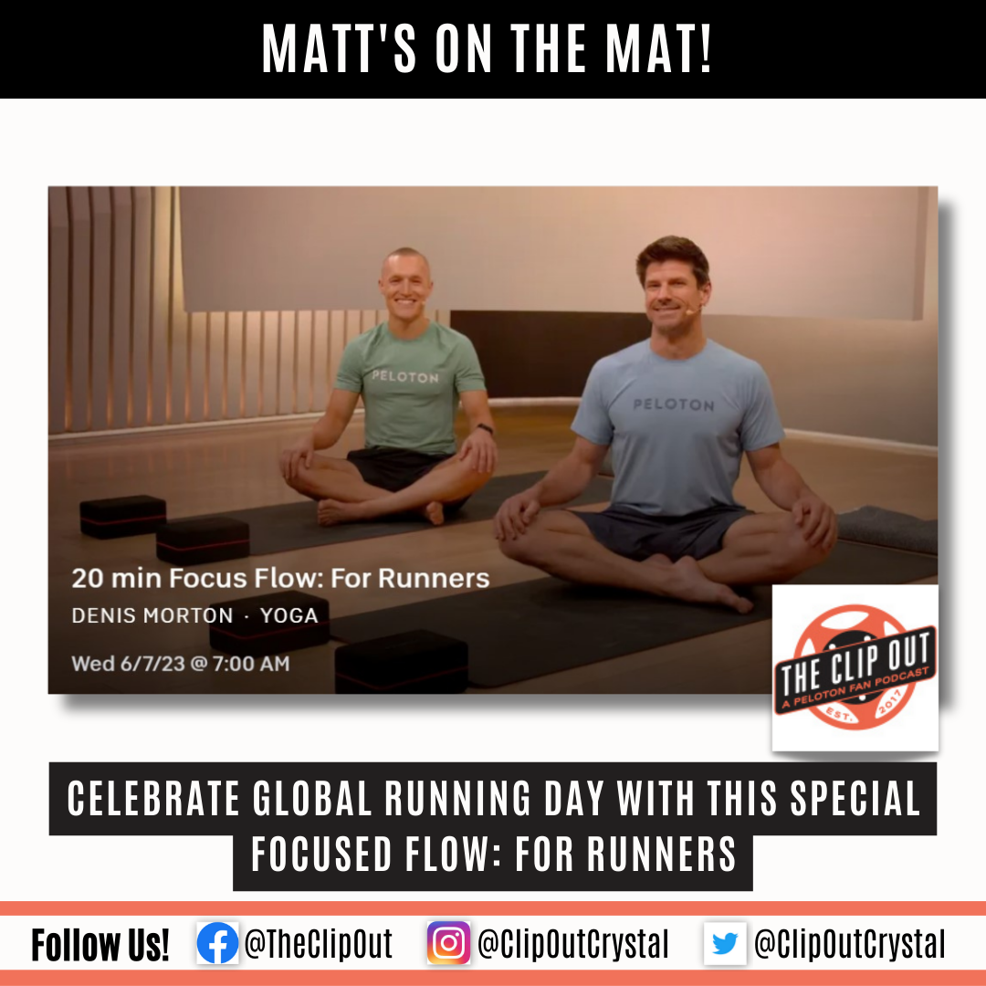 On Global Running Day, Matt Wilpers joins Denis Morton on the mat for a