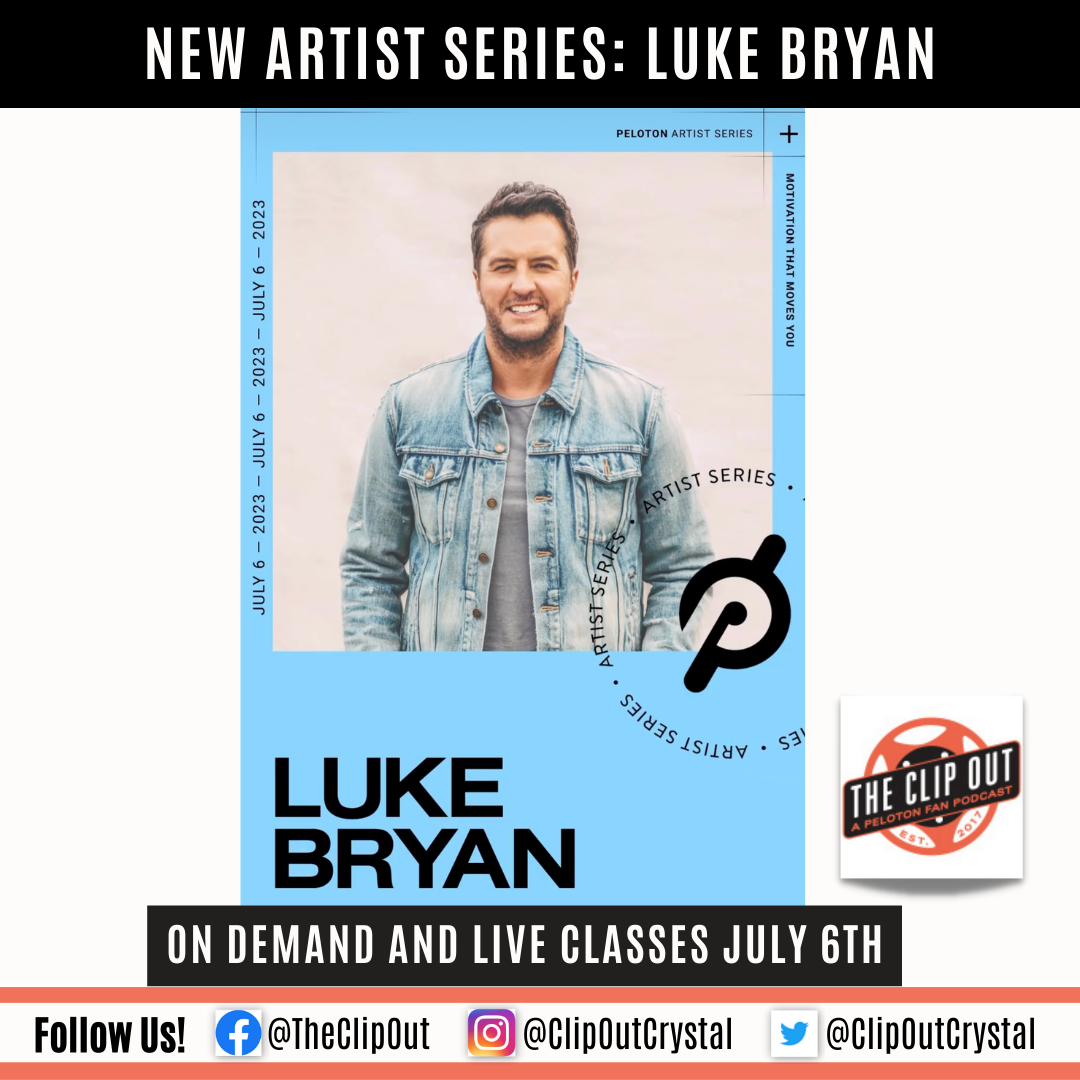 Peloton's Artist Series Luke Bryan Takes Center Stage The Clip Out